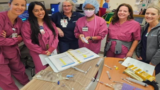 Nurses teaching